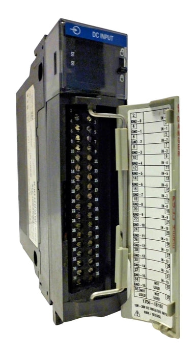 Allen-Bradley 1756-IB16I Ser A Rev H01 F/W Rev 2.2 24 VDC PLC Input Module