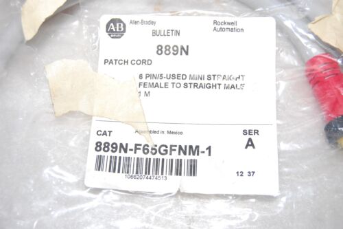 Allen-Bradley 889N-F65GFNM-1 Patch Cord Cordset