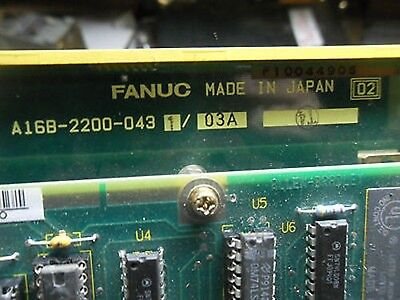 1 FANUC A16B-2200-0430 BOARD