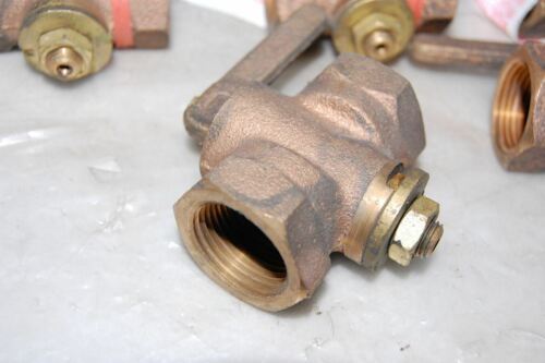 Sterling Faucet Co 83-535T 3/4 Inch Female Gas Valve W/ Lever Handle Lot of 9