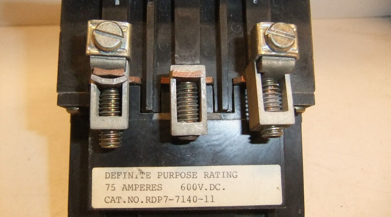 Ward Leonard Reliance 78091-51R Contactor 75 Amps