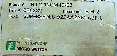 Pepperl + Fuchs NJ2-12GM40-E2 10-60 V DC Inductive Proximity Sensor