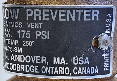 Watts Regulator 9D-M2-3/4 Backflow Preventer