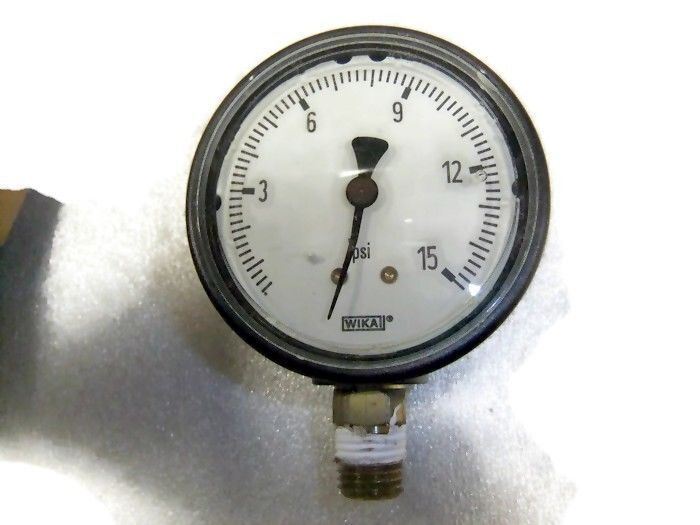 Wika 9677976 15PSI Pressure Gauge