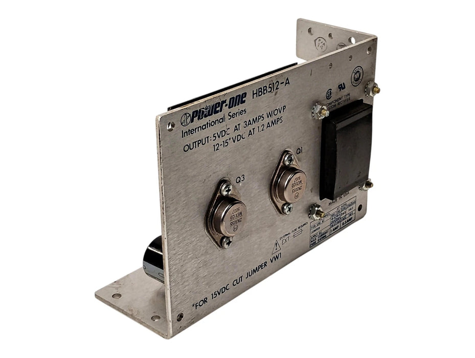 Power-One HBB512-A Power Supply w/ 5 VDC 3 A and 12 VDC 1.25 A Output