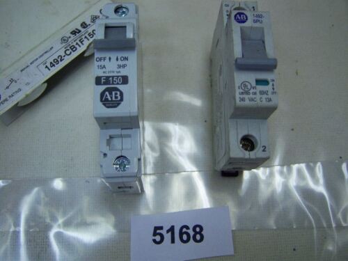 Lot of 2 Allen-Bradley Circuit Breakers 1492-SPU1C040 1492-SPU1C070