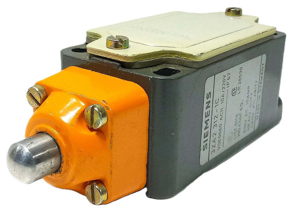 Siemens 3ZA2-312-1C 600 V AC 10 A Industrial Snap Action Limit Switch