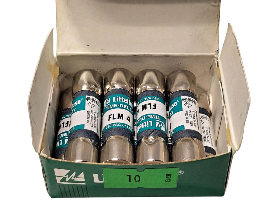Littelfuse FLM4 250VAC/125VDC 4 A Time-Delay Supplementary Fuses