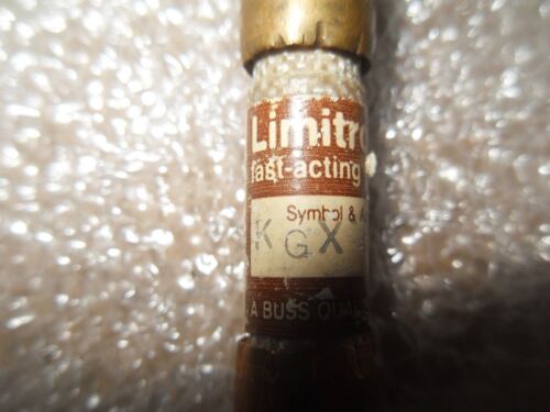 5 Limitron KGXA15 600Vac Fast-Acting Fuses