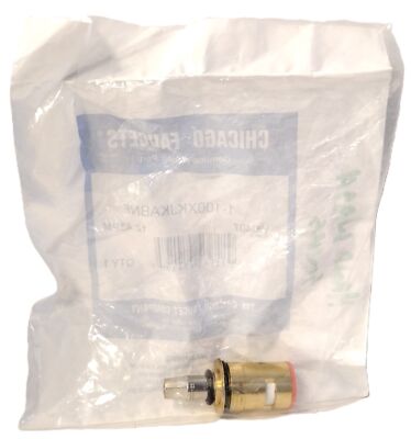 Chicago Faucets 1-100XTJKABNF Replacement Cartridge Valve for Industrial Faucet
