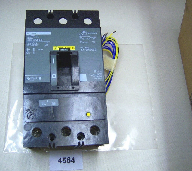 Square D Circuit Breaker 100 A 3P KAL36100Wb1212