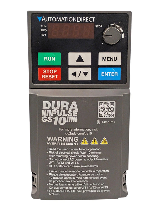 AutomationDirect GS11N-10P5 DURAPulse GS10 Series 0.5 HP AC Micro Drive