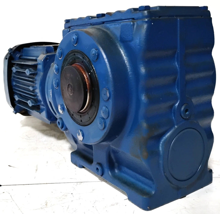 SEW Eurodrive SA57 DRS71S4 87.7653008701.0001.18.80 8.5-1700 RPM 0.5HP Gearmotor