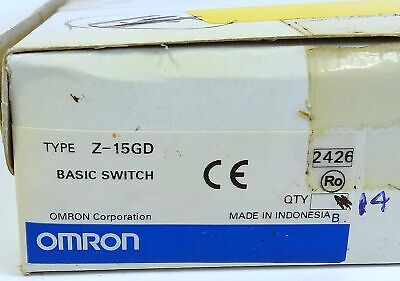 Omron Z-15GD 125-480 V AC/DC 15 A Limit Switch