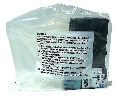MAC Valves 111B-511JB 24 V DC 4 W VAC-150 psi Solenoid Valve