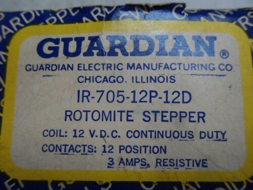 Guardian IR-705-12P-12D Rotomite Stepper Time-Delay Relay