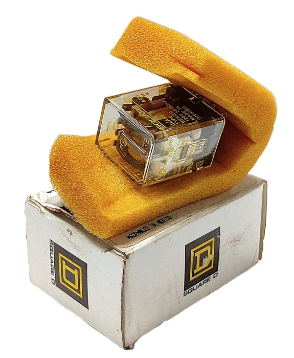 Square D 8501-RS14-V20 120 V Ac 8 A 4PDT Miniature Ice Cube Relay
