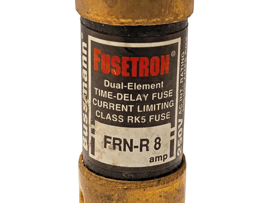 Bussmann FRN-R-8 250VAC/125VDC 8 A Current-Limiting Time-Delay Fuses