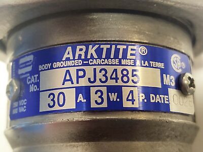 Crouse-Hinds APJ3485 600VAC Exterior ARKTITE Plug