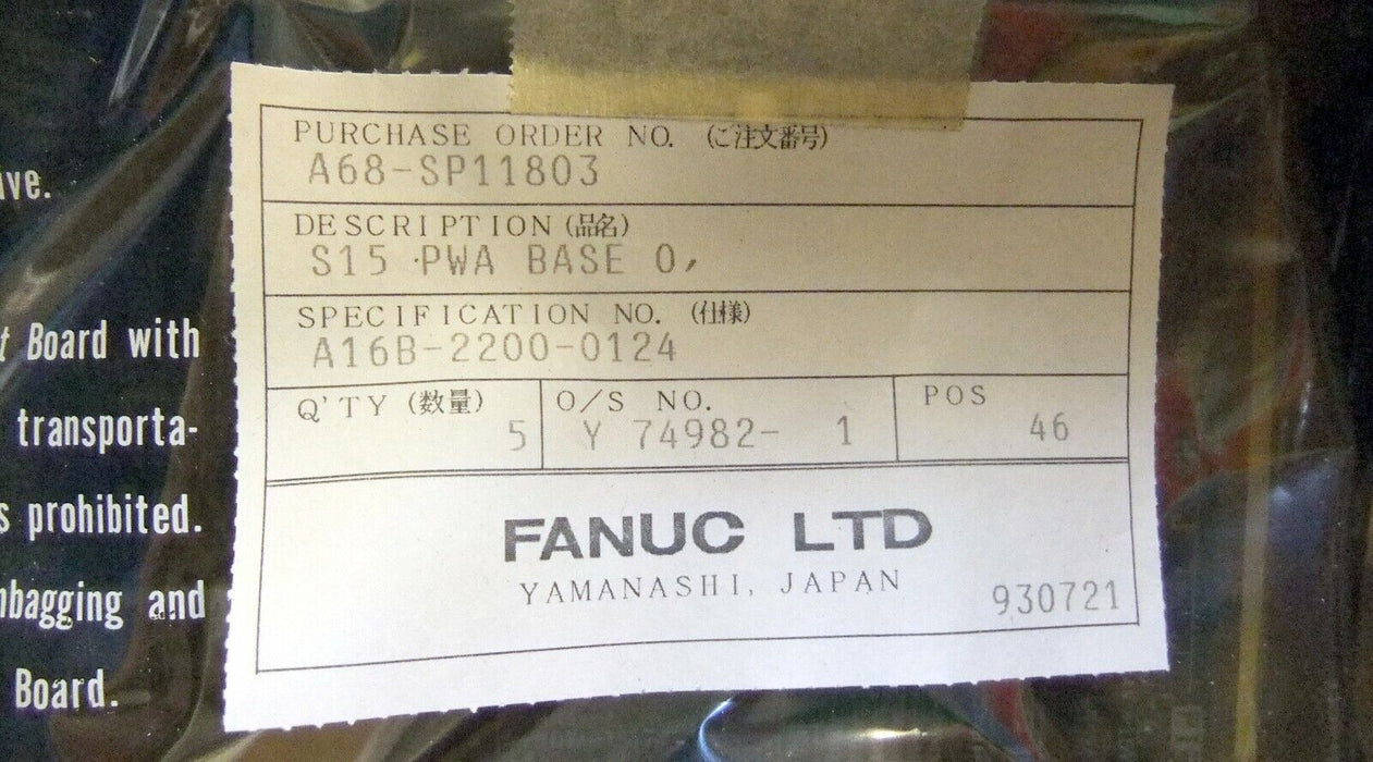 Fanuc Servo Add-on Board A16B-2200-0124