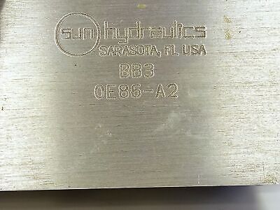 Sun Hydraulics BB3 Manifold with PBFB-LAN Pressure Reducing Valve