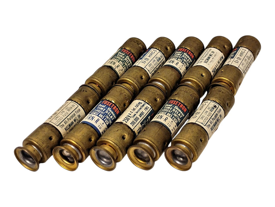 Bussmann FRN-R-4/10 250VAC/125VDC 0.4 A Current-Limiting Time-Delay Fuses