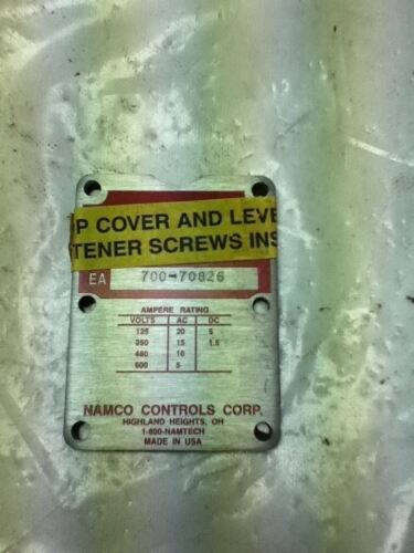 NAMCO 700-70826 LIMIT SWITCH