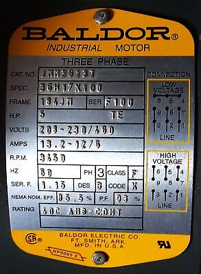 Dayton JMM3613T 208-230/480 VAC 5 HP Motor with an ITT SST 9STK1 Pump Size 1x2-6