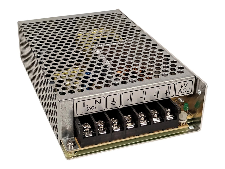 Mean Well RS-100-24 Power Supply w/ 100-240VAC 2.5 A Input / 24VDC 4.5 A Output