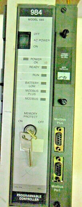 1 MODICON PC-0984-685 CPU MODULE