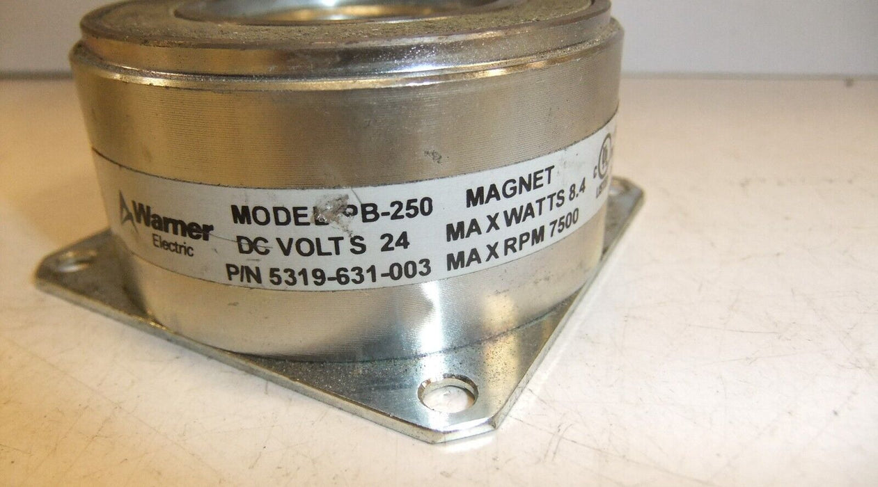 Warner Clutch Brake Magnet PB-250 5319-631-003 24 VDC