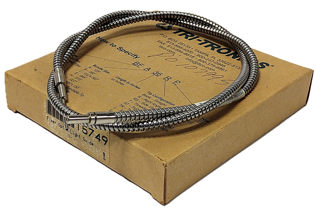 Tri-Tronics F-B-36 15749 Stainless Steel Armored Fiber Optic Light Guide