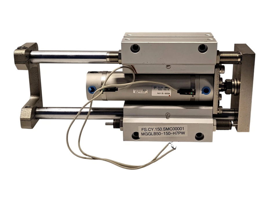SMC MGGLB50-150-D7PW 145 psi Pneumatic Linear Actuator w/ Solid State Switches