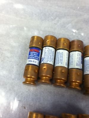 LOT OF 9 Bussmann FRN-R-5 FUSES