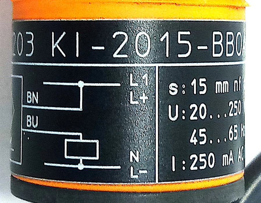 Efector KI-2015-BBOA/NI KI0203 20-250 V AC/DC Adjustable Range Proximity Sensor