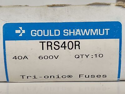 Gould TRS40R TRI-IONIC 40 A 600 V Class RK5 Current Limiting Time Delay Fuse