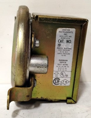 Dwyer 1910-5 Differential Pressure Switch