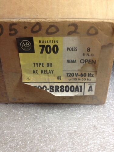 Allen-Bradley 700-BR800A1 8 POLE RELAY