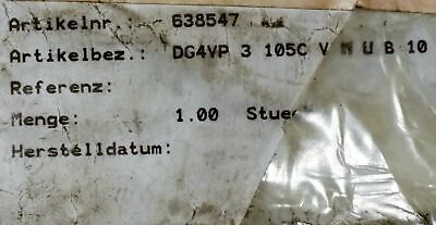 Vickers DG4VP-3-105C-VM-UB-10 Poppet-Type Solenoid Valve