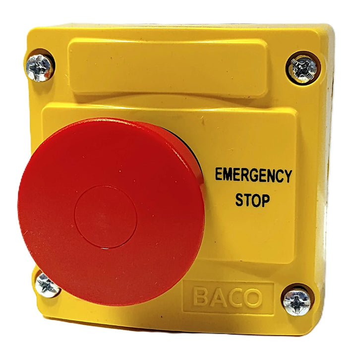 BACO LBX15301 224-219 Push-Pull Emergency Stop in Enclosure