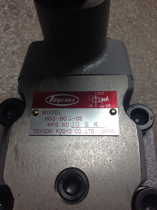 TOOYOKI HG3-BG1-03 VALVE