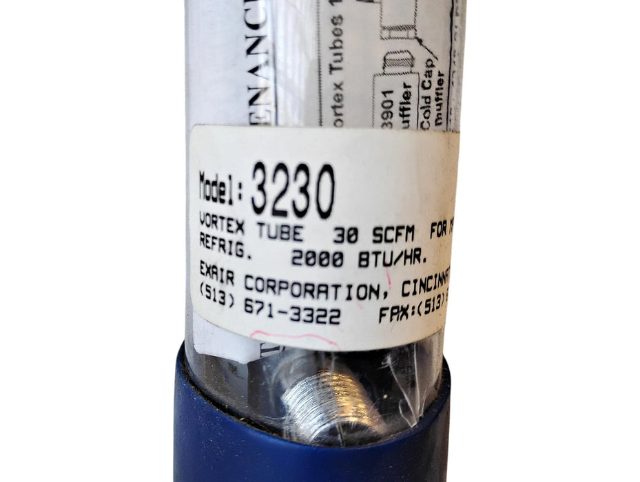 EXAIR 3230 30 SCFM 250 PSI 2000 BTU/HR Vortex Tube