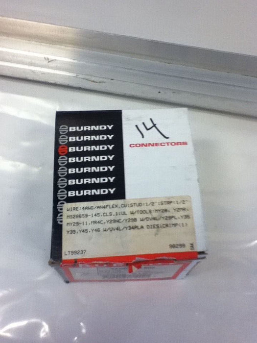 14 Burndy YAV4C-L5 Terminal Rings