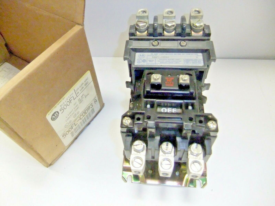 Allen-Bradley AC Lighting Contactor 500FL-COD93