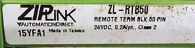 AutomationDirect ZL-RTB50 Terminal Block with ZL-SVC-CBL50-2 Cable