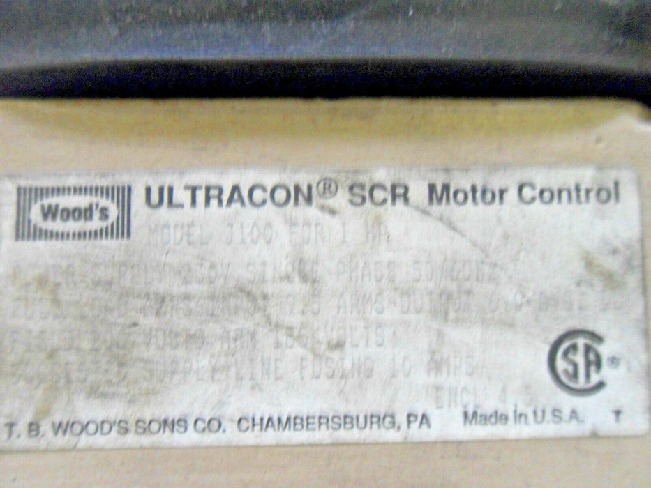 T.B. WOODS 3100 SCR MOTOR DRIVE CONTROL