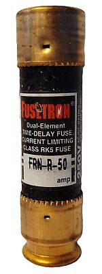 Bussmann FRN-R-50 250 V AC / 125 V DC 50 A Time Delay Fuses - Lot of 7
