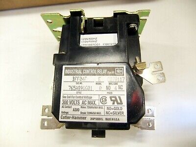 Eaton Cutler-Hammer Control Relay BFF04F 4P 4NC