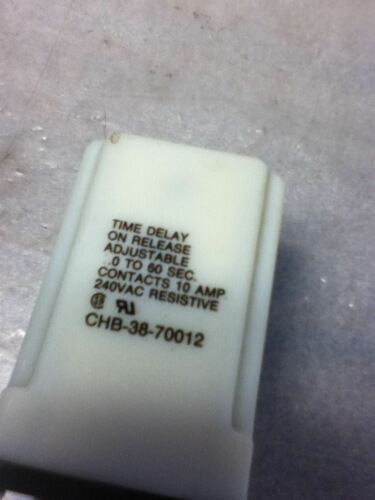 POTTER & BRUMFIELD CHB-78-70012 TIME DELAY RELAY- NO BOX
