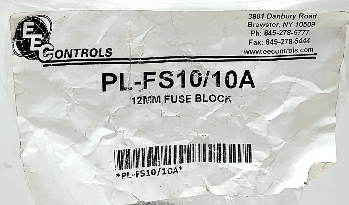 EEC Controls PLFS10/10A 10 A 12 mm DIN Rail Mounted Terminal Block